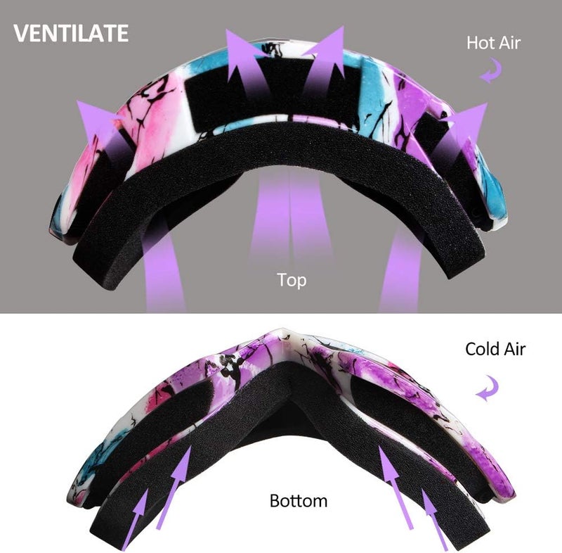 4-FQ Motorcycle ATV Goggles Motocross Windproof Dirt Bike Dustproof Off Road Goggles Scratch Resistant UV400 PU Helmet MX Skiing Protective Safety Racing Glasses - Image 4